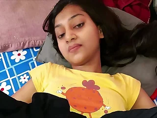 Indian Boy sucking teen stepsister pussy cannot resist cum in mouth