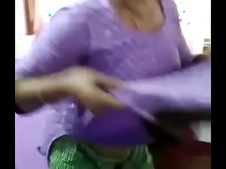 indian aunty mani kaur remove garments dissimulate be required of son