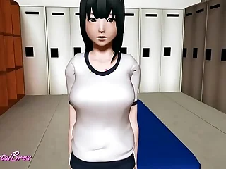 hentai 3d girl upon sport uniform fucked by manager