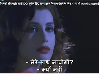 Hot babe meets stranger at party who fucks her creamy nuisance in toilet with respect to HINDI subtitles by Namaste Erotica dot com